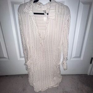 Free People Multicolor Striped Shirt